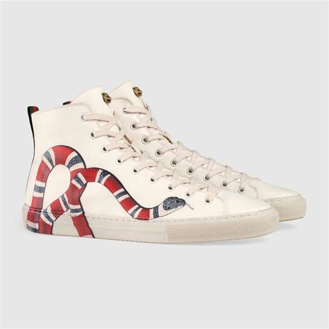 fake sneakers gucci snake|gucci snake high top sneakers.